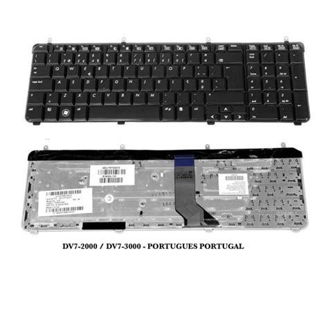 Teclado Hp Dv7 2000 Dv7 3000 Português Portugal Bak Notebook