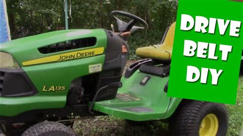 Replacing Mower Belt On John Deere L