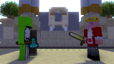 Dream Vs Technoblade Minecraft Animation Youtube