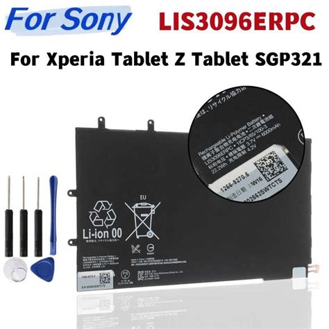 Bagong Baterya Ng Pagpapalit Lis Erpc Para Sa Sony Xperia Tablet Z