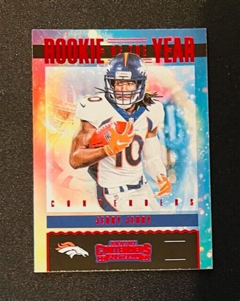 Contenders Rookie Of The Year Ruby Parallel Jerry Jeudy Rc Broncos