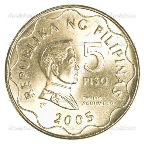 5 Philippine peso coin — Stock Photo © asafeliason #40450035