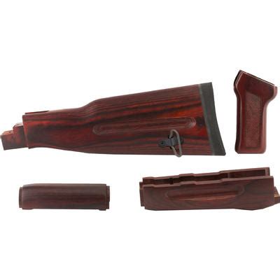 Tapco TimberSmith Romanian AK 47 Wood Stock Set Red 16824 Ammo Freedom