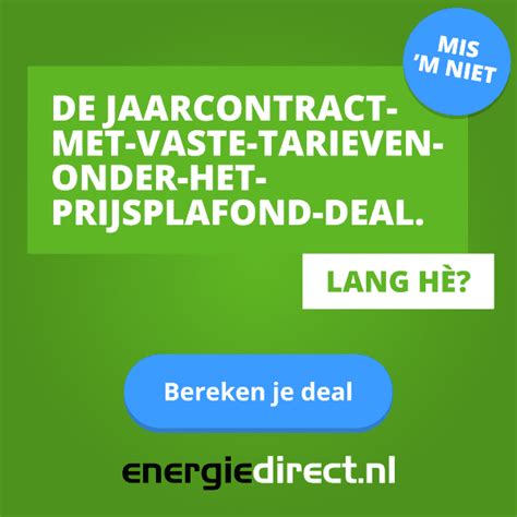 Jaar Lang Scherpe Vaste Tarieven En Korting Bij Energiedirect Nl