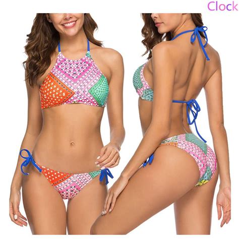 Buy Women Bandage Bikini Set Push Up Bra Swimsuit At Affordable Prices