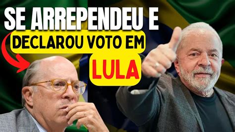 Responsável pelo IMPEACHMENT de DIlma DECLARA VOTO em LULA YouTube