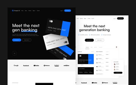 Fintech X Bank Html Responsive Website Template