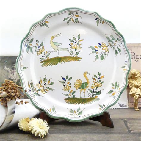 Ancienne Assiette Assiette De Collection Oiseaux Assiette