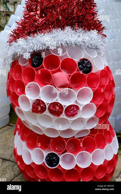 Christmas Decor Made Of Paper Cups