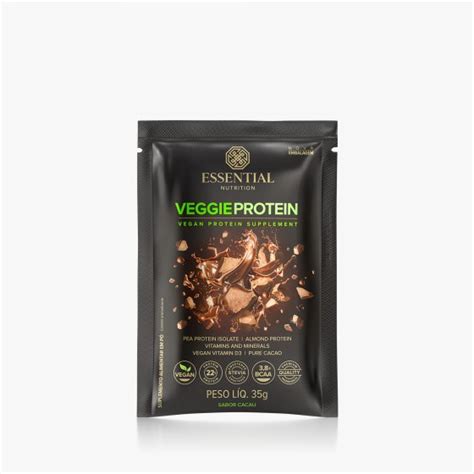 Veggie Protein Cacao Sachê Essential Nutrition