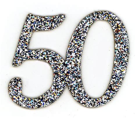 50th Birthday Self Adhesive Numbers Silver Glitter Fabric 30mm Amazon