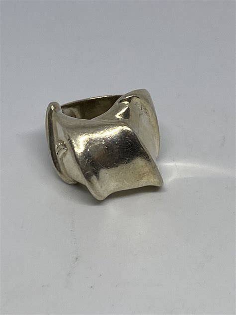 HEAVY LARGE MODERN MODERNIST SILPADA STERLING SILVER Gem