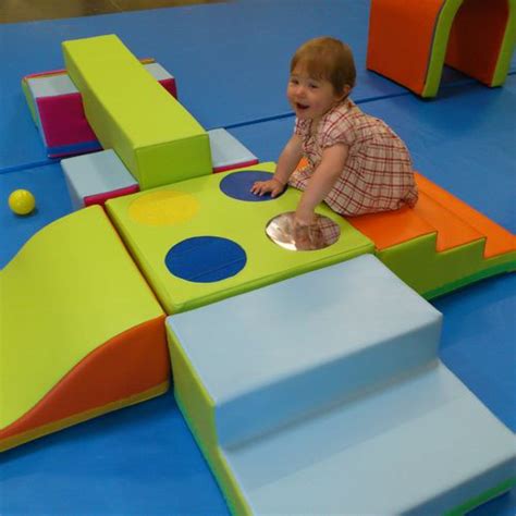 Play Area Foam Block Multitexture Cube 15 Modugame Mg Sport