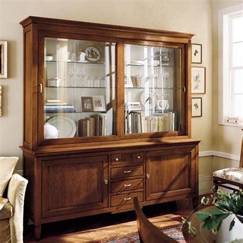 Витрина широкая - стиль Европейская эклектика - Для столовой - со ...