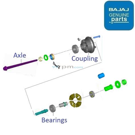 Bajaj Discover 125UG BS4 2018 20 Rear Axle