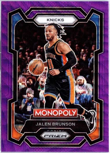 2023 24 PANINI PRIZM Monopoly Jalen Brunson Viola New York Knicks EUR 3