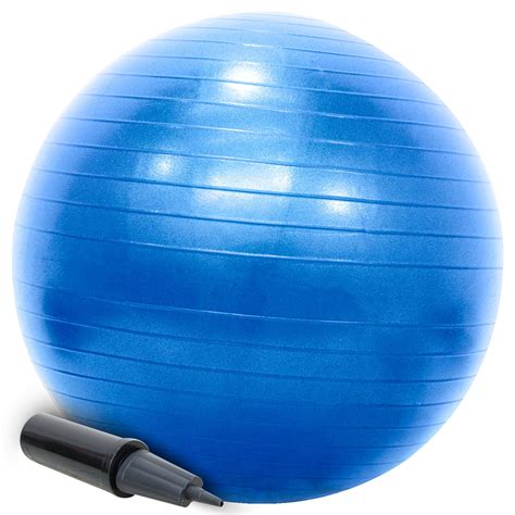 Bola Pilates Suíça 65cm Bomba Yoga Abdominais 200kg Nagano