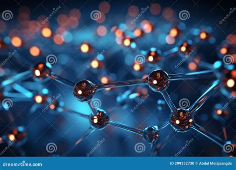 Science Molecular Structure Background With Atom Molecule Medical