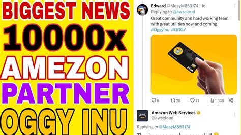 Oggy Inu Biggest Partnership Amezon Amezon X Oggy Inu 1000x Pump Soon