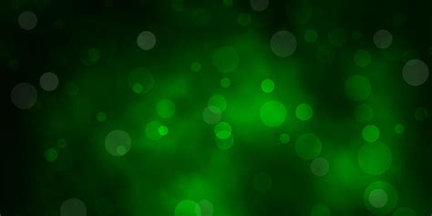 Dark Green Vector Texture With Circles 1949825 Vector Art At Vecteezy