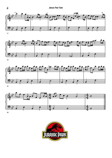 Jurassic Park - Piano Tutorial, Sheet Music, Notes, Chords