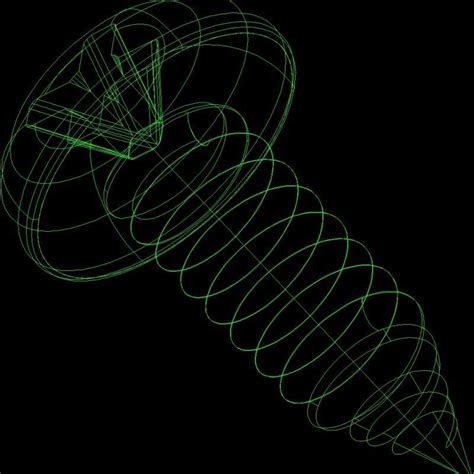 Screw 3D DWG Model for AutoCAD • Designs CAD