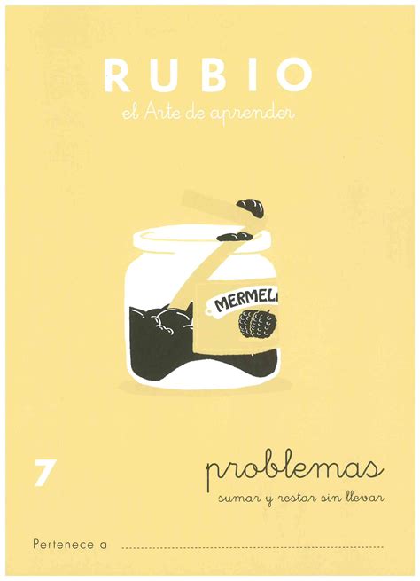 Cuaderno De Problemas Problemas Sumar Y Restar Sin Llevar De Rubio