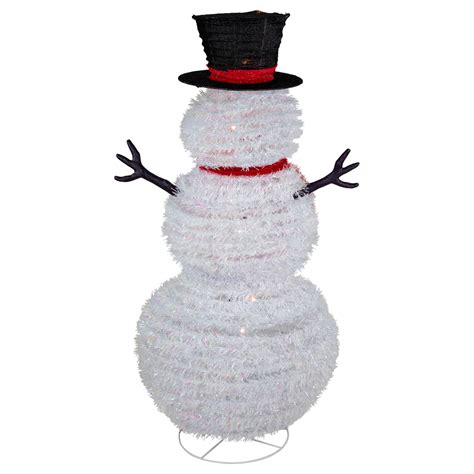 4 Lighted Pop Up Snowman Outdoor Christmas Decoration Christmas Central