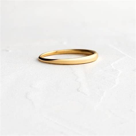 Plain gold ring – Artofit