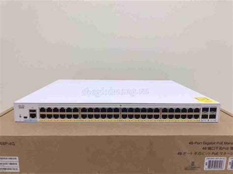 Cisco Business Cbs P G Port Gigabit Poe Managed Network Switch