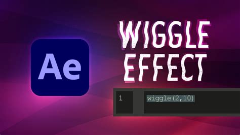 Make A Wiggle Effect In After Effects Youtube