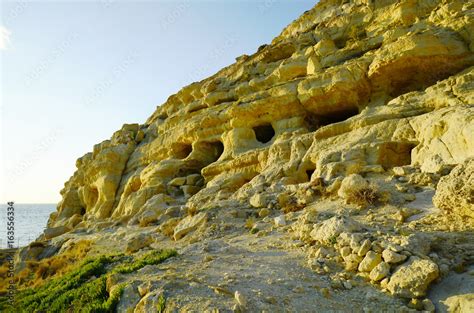 Greece, Crete, Matala Stock Photo | Adobe Stock