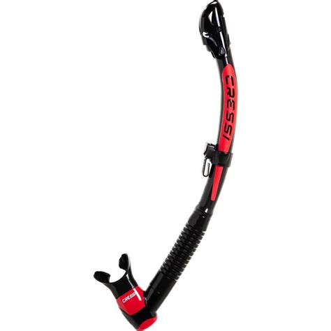 Cressi Itaca Ultra Dry Snorkel Black Red Scuba Diving Buy And Sales