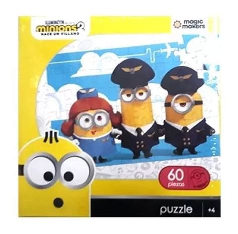 Puzzle 60 Piezas Rompecabezas Minions 2 Pelicula 60 Piezas E MercadoLibre