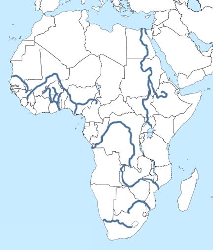 Africa Landforms Diagram Quizlet