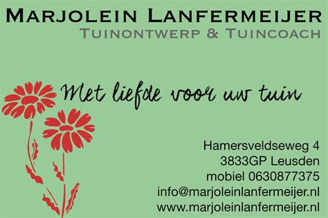 Marjolein Lanfermeijer TUINONTWERP