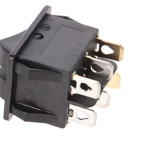 KCD6 6PIN 16A 220V Double Light Switch Rocker Switch ON OFF KCD6 Button