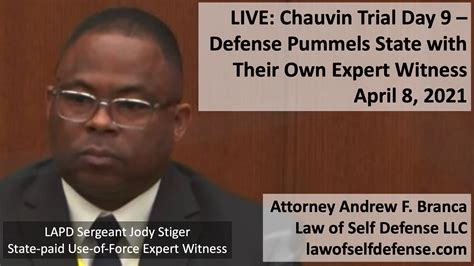 Chauvin Trial Day 8 Wrap Up Defense Pummels Prosecution With Their Own