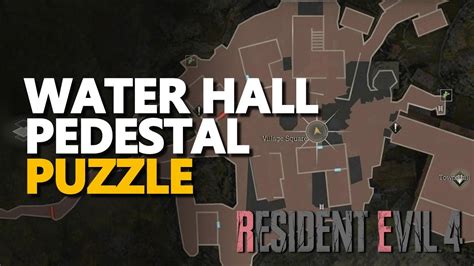 Water Hall Puzzle RE4 Remake Pedestal YouTube