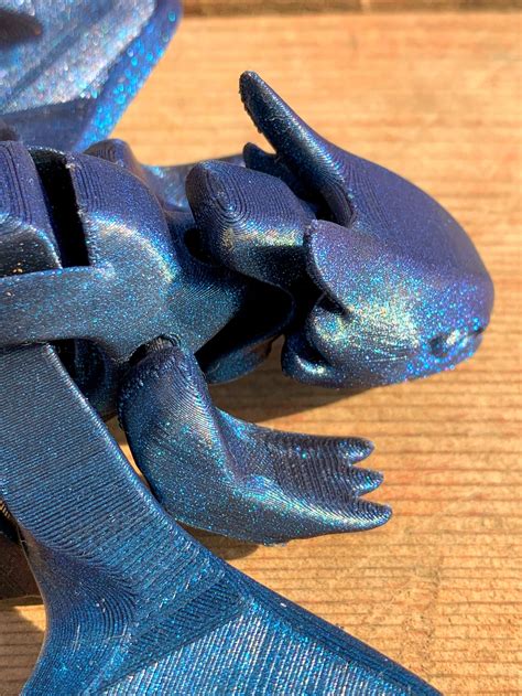 3d Printed Articulated Dragon Toothless Etsy