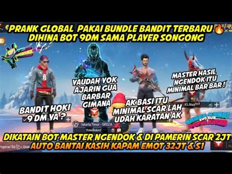 Prank Global Pakai Bundle Bandit Terbaru Dihina Dikatain Hoki Dm