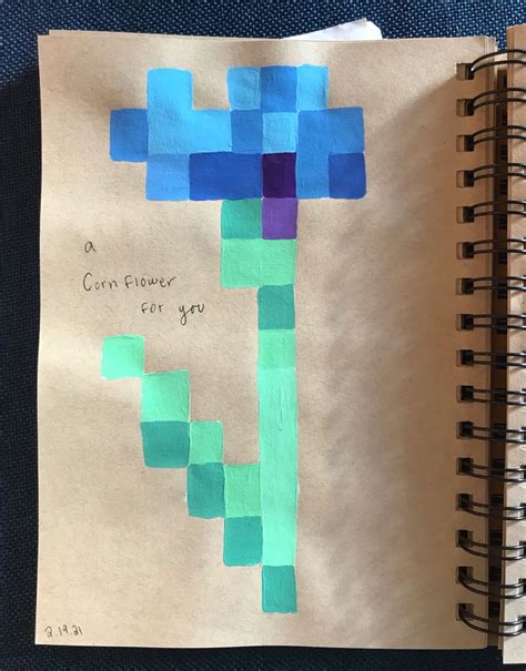 minecraft cornflower 👒 | Cornflower, I am awesome, Funky