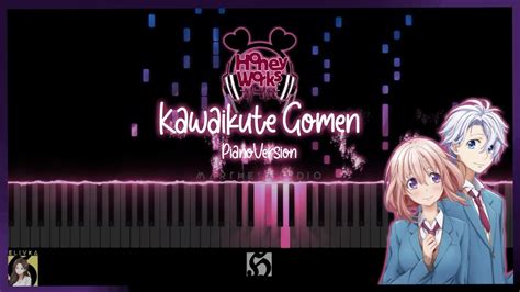 Honeyworks Chu Kawaikute Gomen [sheet Music] Piano Cover By