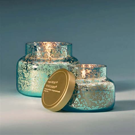 Blue Textured Mercury Candle | Volcano – Pigment