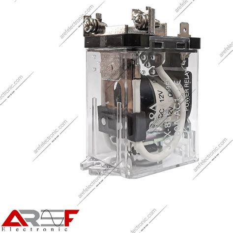 خرید و قیمت رله پاوری JQX-80F(JQX-59F) دارای 12 ولت 1 کنتاکت 80 آمپر | ترب