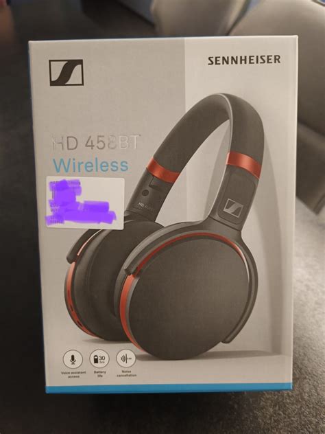 Sennheiser HD 458BT Bluetooth Wireless Headphone Audio Headphones