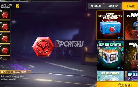 Cara Dapatkan Token Evo Scorpio M Free Fire Ff Esportsku