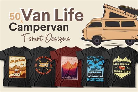 Van Life And Campervan T Shirt Designs Graphic By Universtock · Creative Fabrica