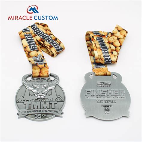 Custom Marathon Running Medals Bespoke Medal Factory Miracle Custom