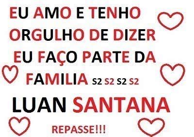 F Clube Oficial Luan Santana Minha Obsess O Rj F Clube Luan Santana